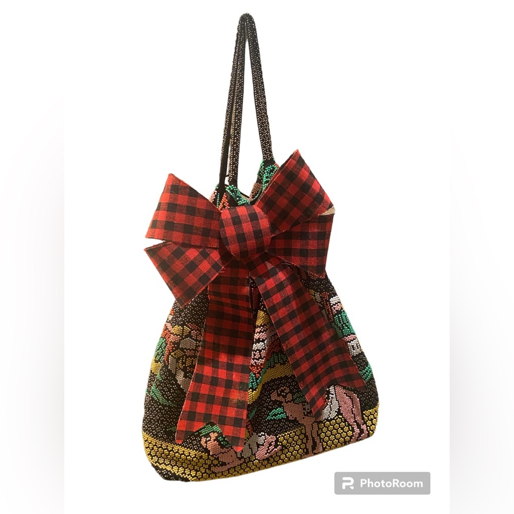 Jerusalem Christmas inspired bag with beaded details.